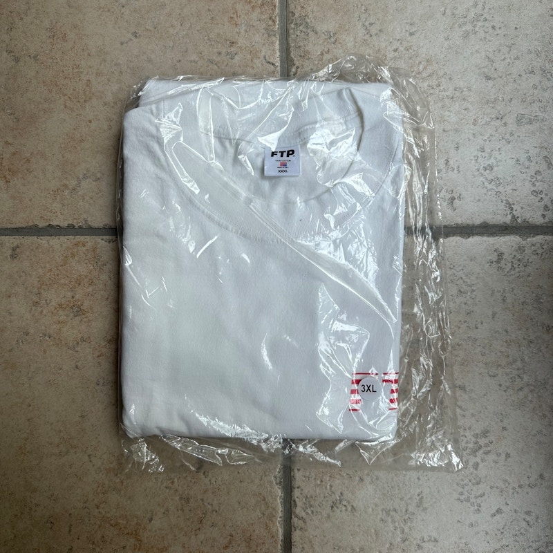 FTP Flag Logo Tee White