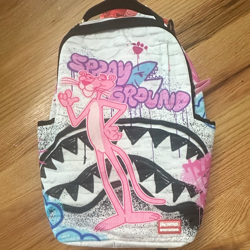 Sprayground Pink Panther Painting Over Prestige Backpack