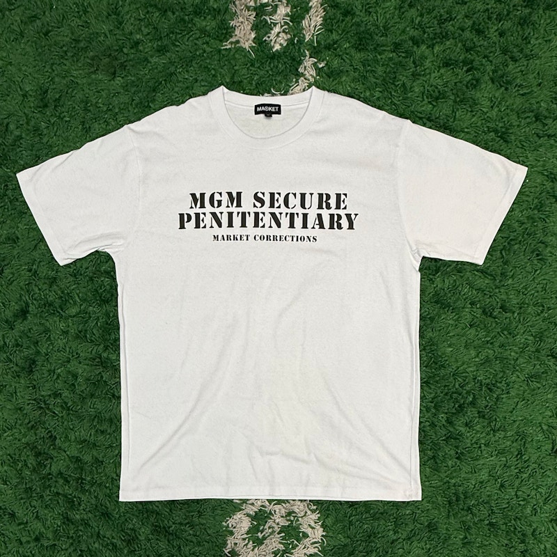Market MGM Secure Penitentiary T-Shirt White