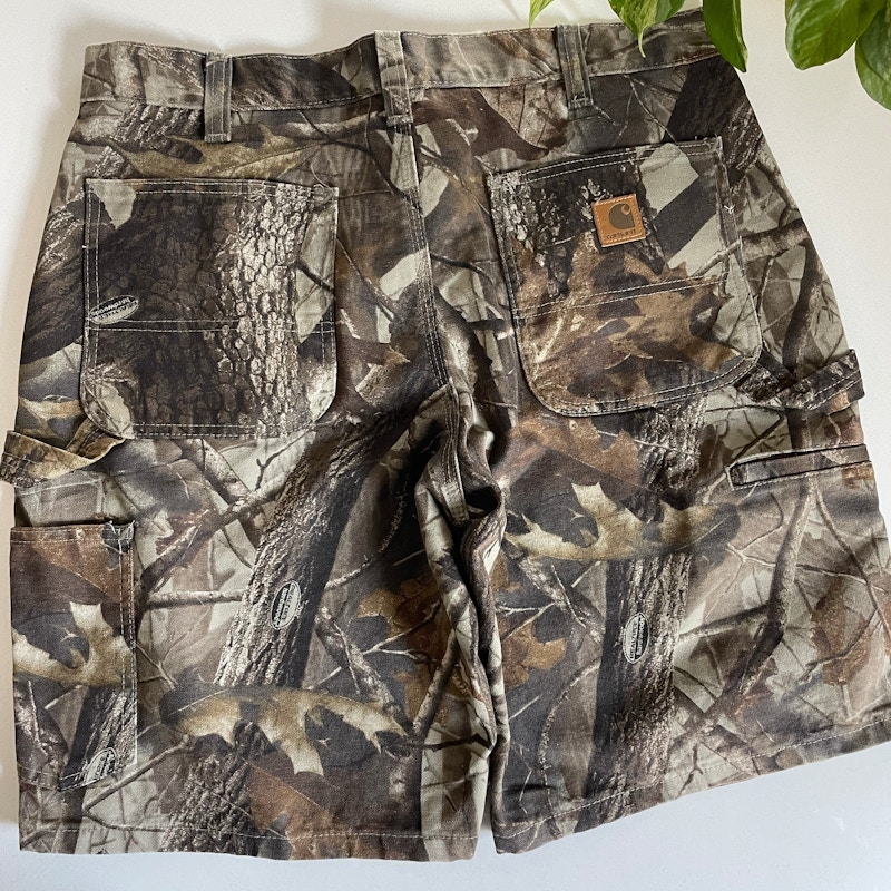 Carhartt Camouflage Print Cotton Shorts