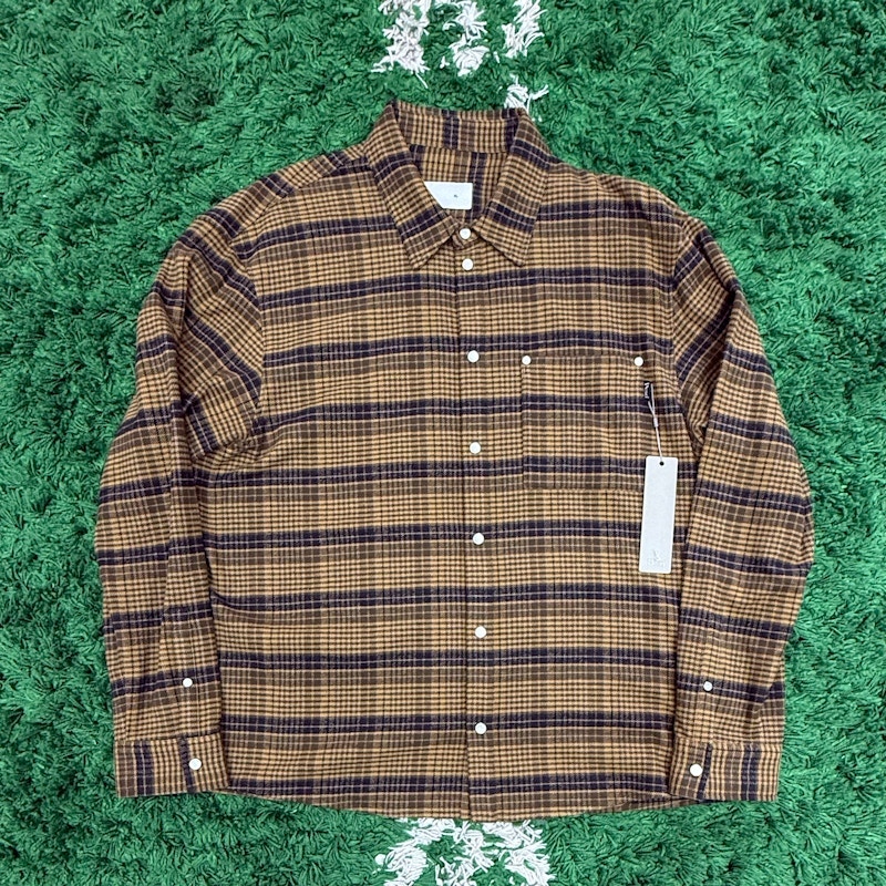 Peso Flannel Shirt Brown Check