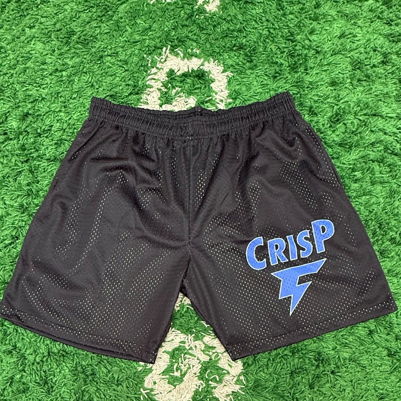 Crisp NYC Lightning Mesh Shorts Black