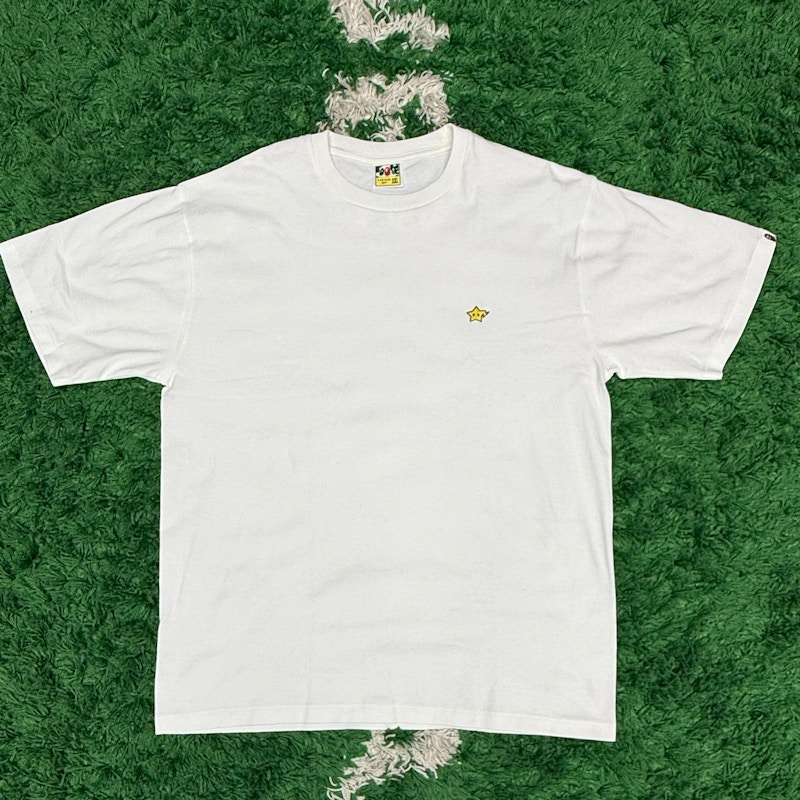 A Bathing Ape Star Logo T-Shirt White