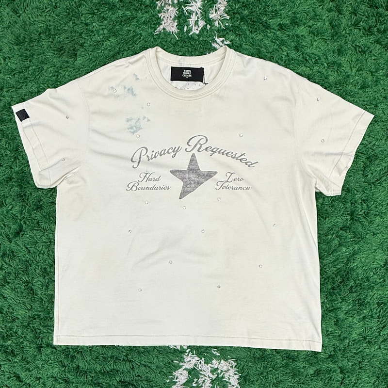 When Smoke Clears Privacy Requested T-Shirt Cream