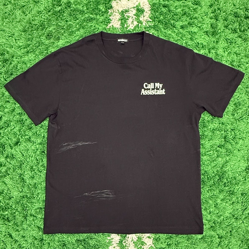 Market Call My Assistant T-Shirt Black