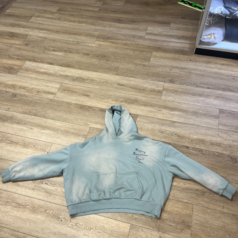 Happy Memories Don't Die Hoodie Light Blue