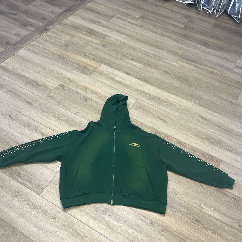 HMDD Zip-Up Hoodie Green