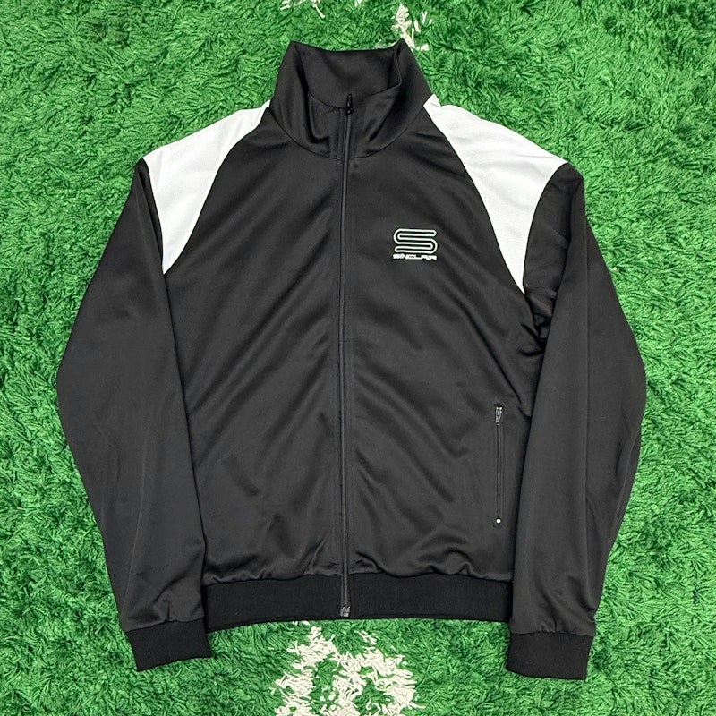 Sinclair Track Jacket Black White