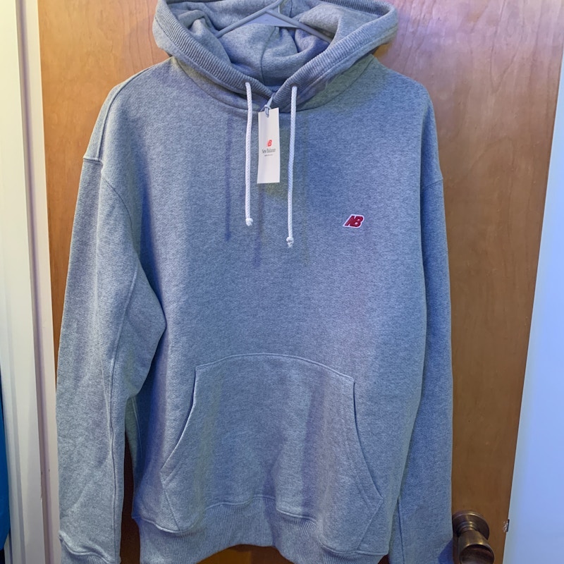 New Balance NB Made In USA Core Hoodie Athletic Grey