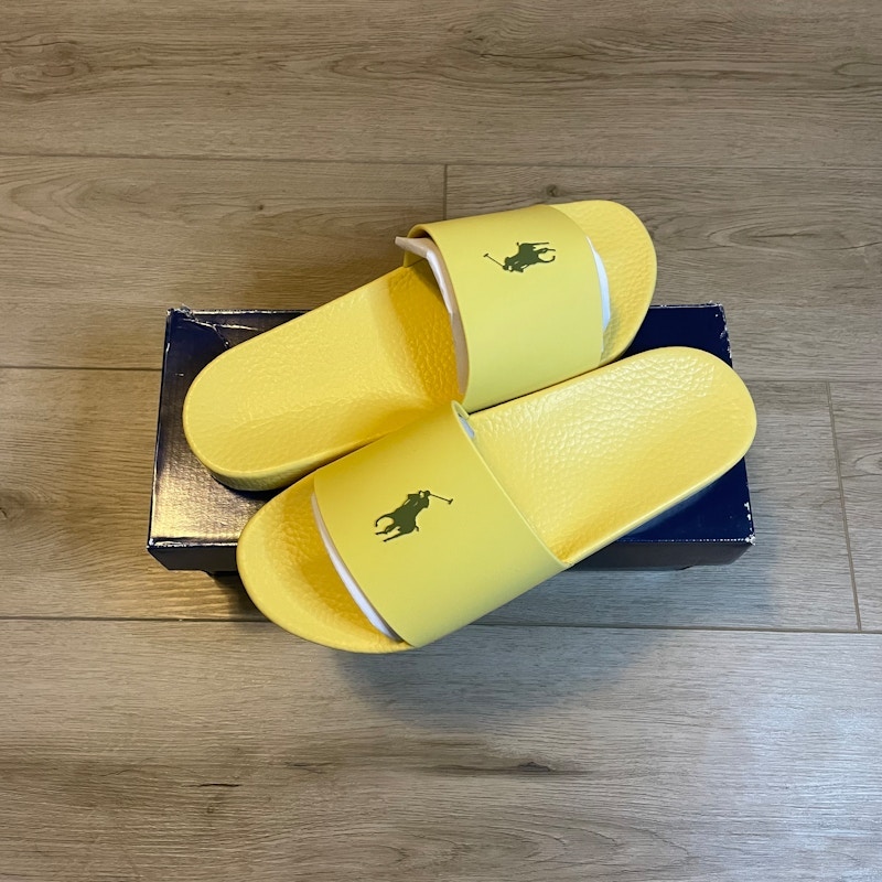 Polo Ralph Lauren Pony Slide Yellow