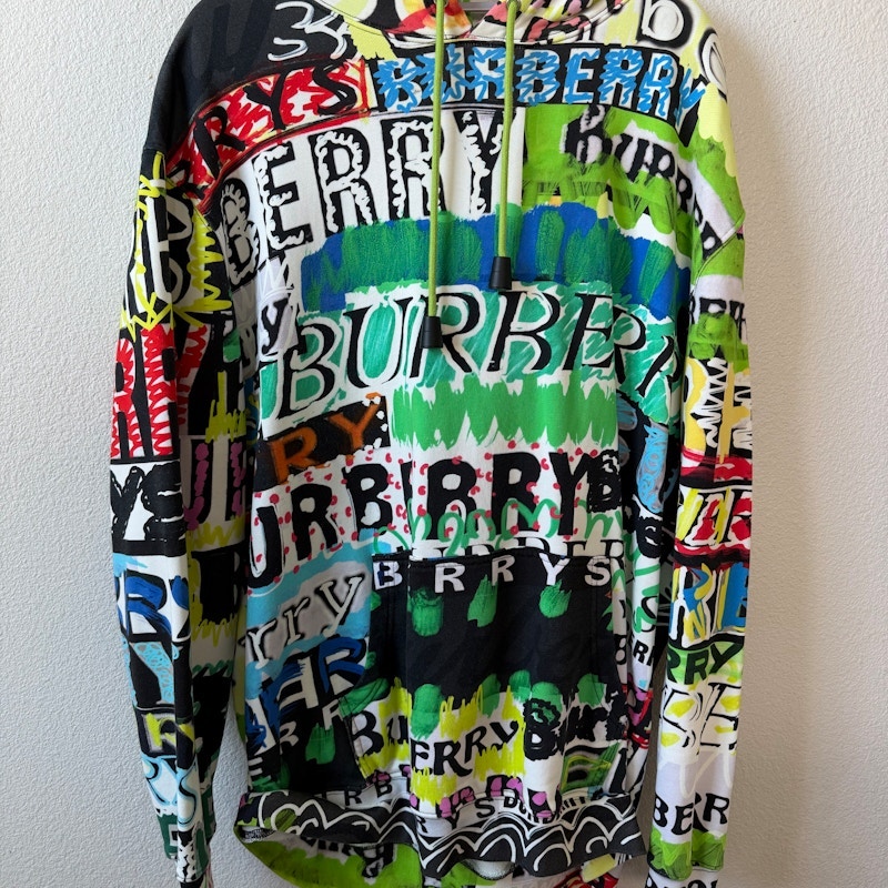 Burberry Graffiti Print Hoodie