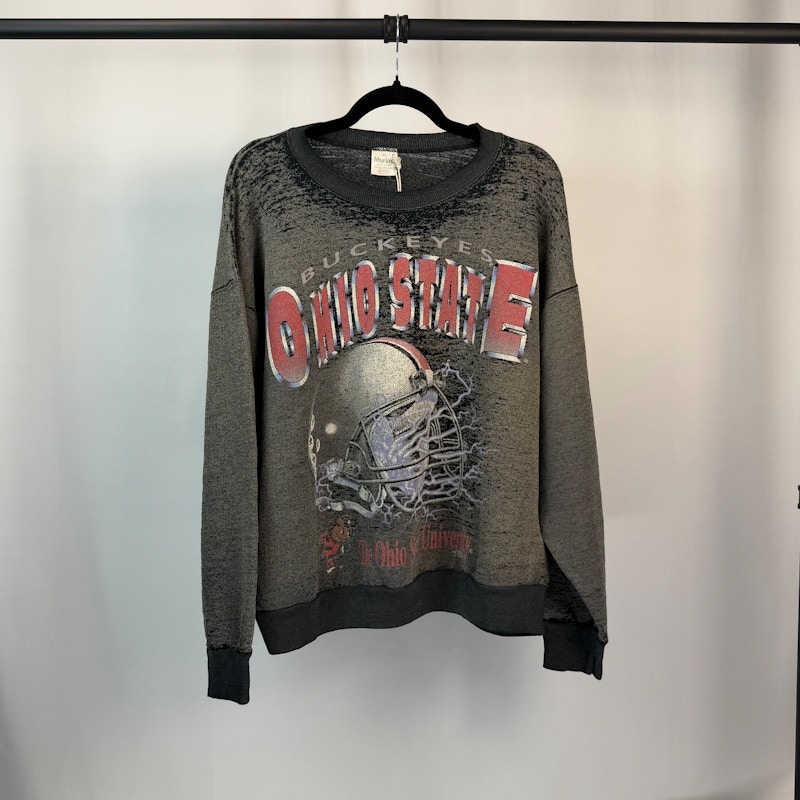 90s Ohio State Buckeyes Sweatshirt Gray