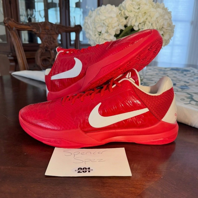 Nike Kobe 5 Protro Trevor Ariza PE Red White