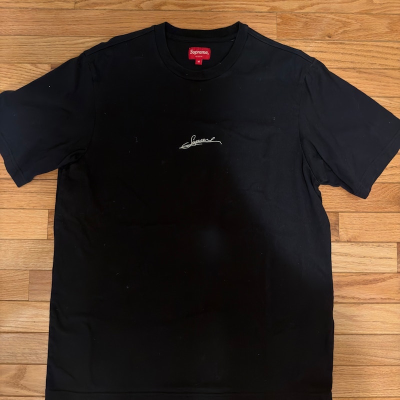 Supreme Script Tee Black