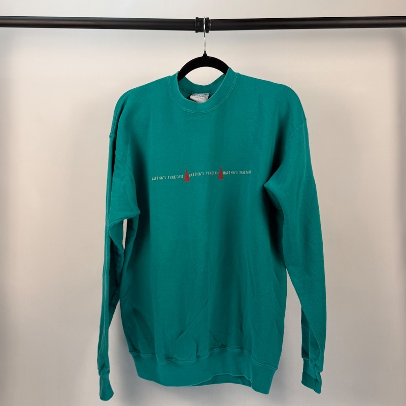 Martha's Vineyard Crewneck Sweatshirt Teal
