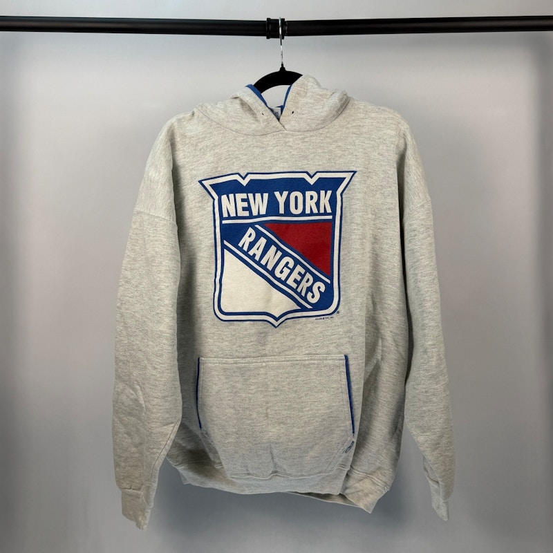 New York Rangers Hooded Sweatshirt Grey