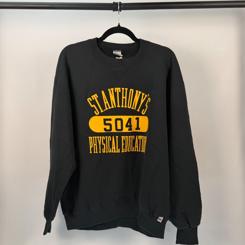 Russell Athletic St Anthony's Physical Education Sweatshirt Black