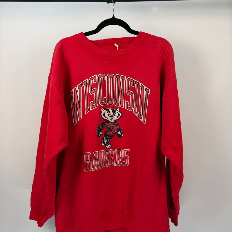 Wisconsin Badgers Sweatshirt Red