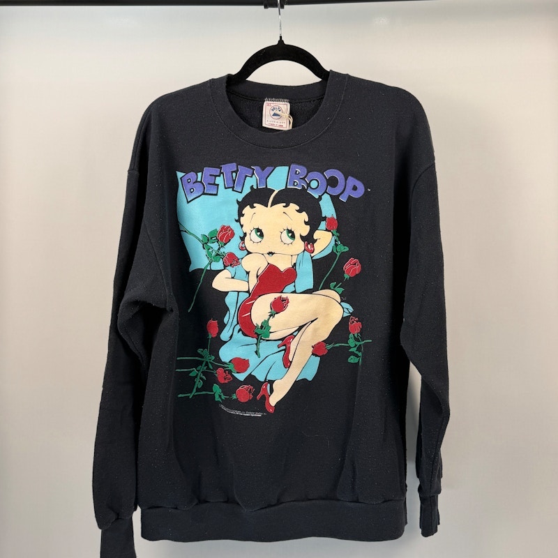Delta Betty Boop Sweatshirt Black