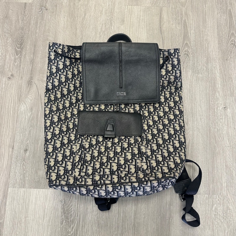 Dior motion Backpack Black Oblique Jacquard