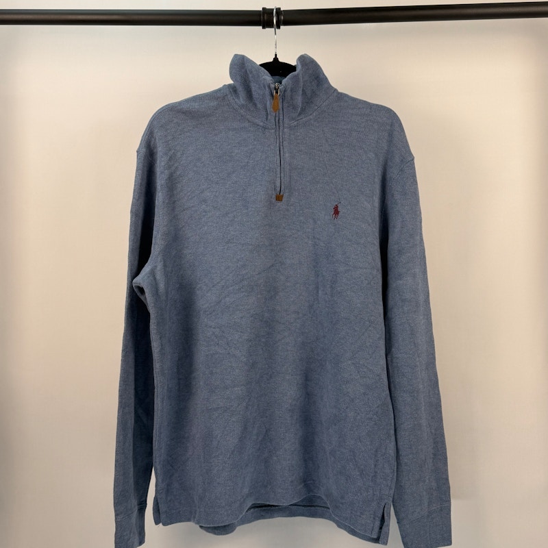Polo Ralph Lauren Quarter-Zip Sweater Blue
