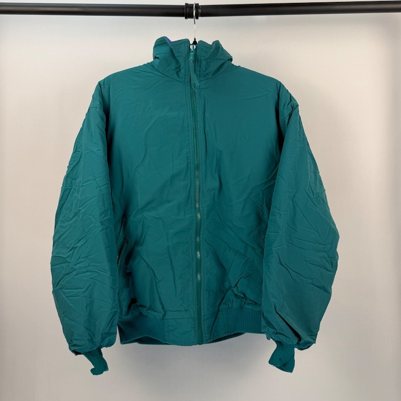 Eddie Bauer Full-Zip Windbreaker Jacket Teal