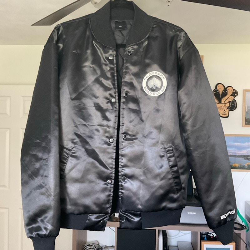 Beyoncé The Formation World Tour 2016 Bomber Jacket Black