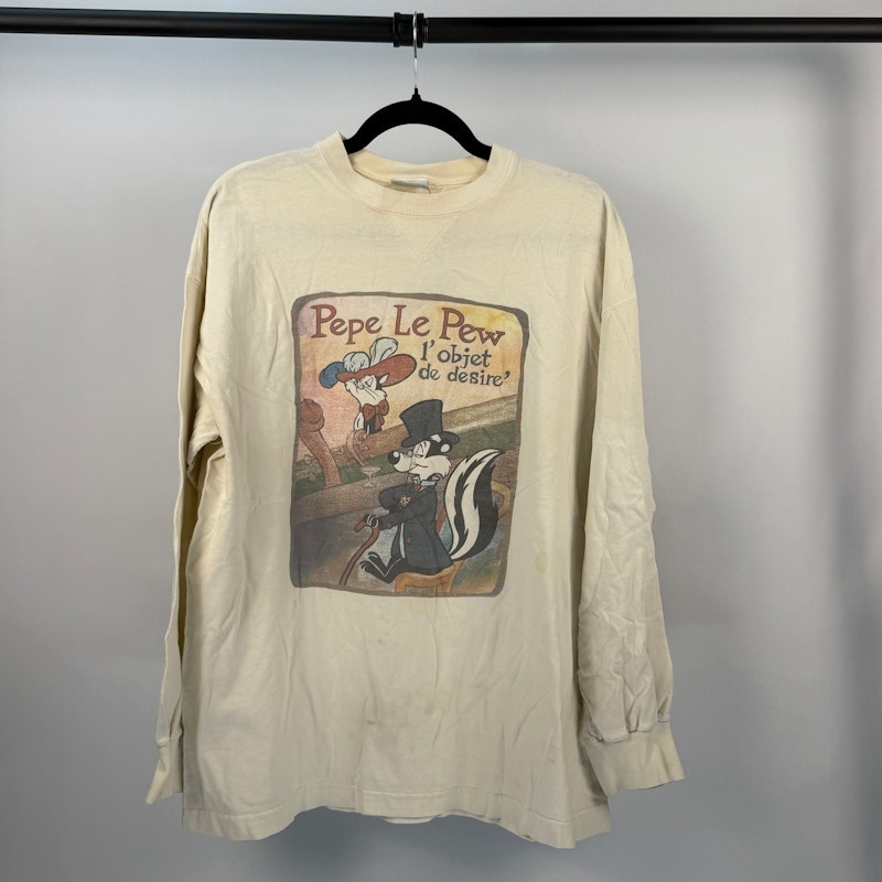 Warner Bros. Pepe Le Pew Long Sleeve Shirt Beige
