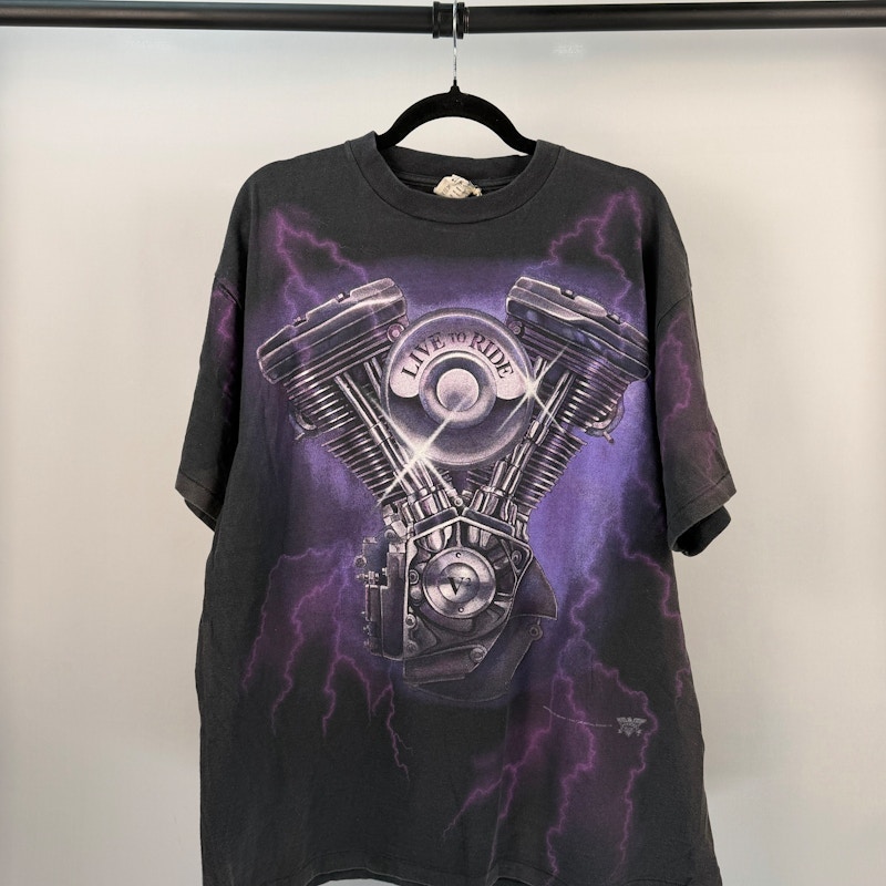 J & D Cycles Live to Ride T-Shirt Black
