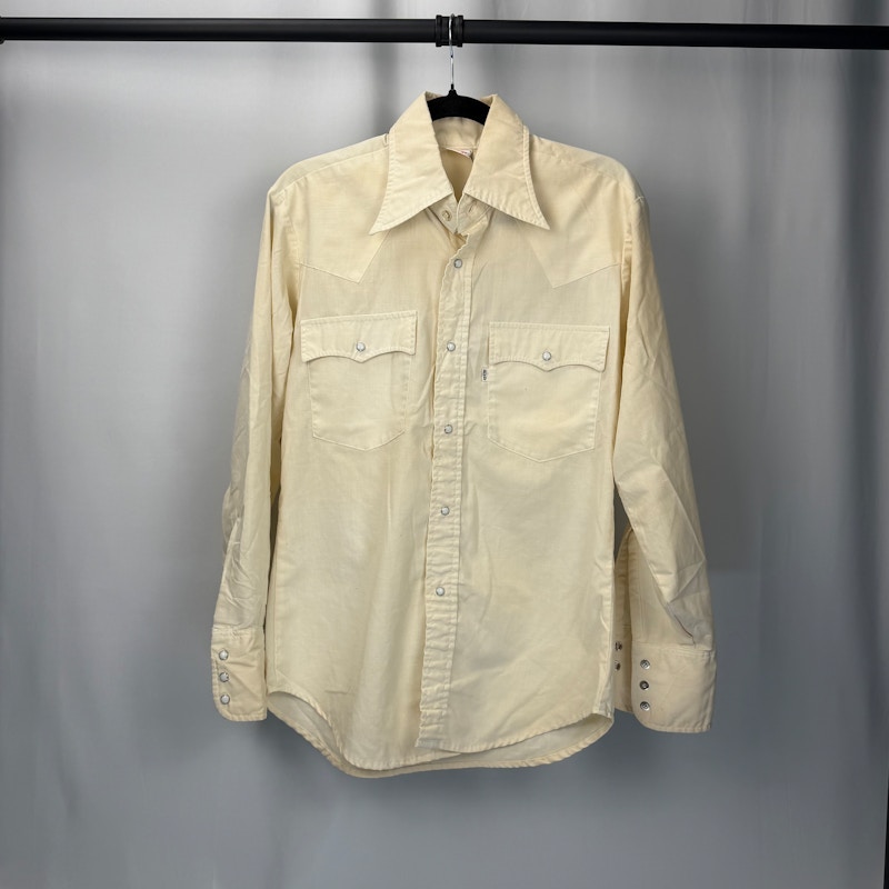 80’s Levi's Western Shirt Yellow