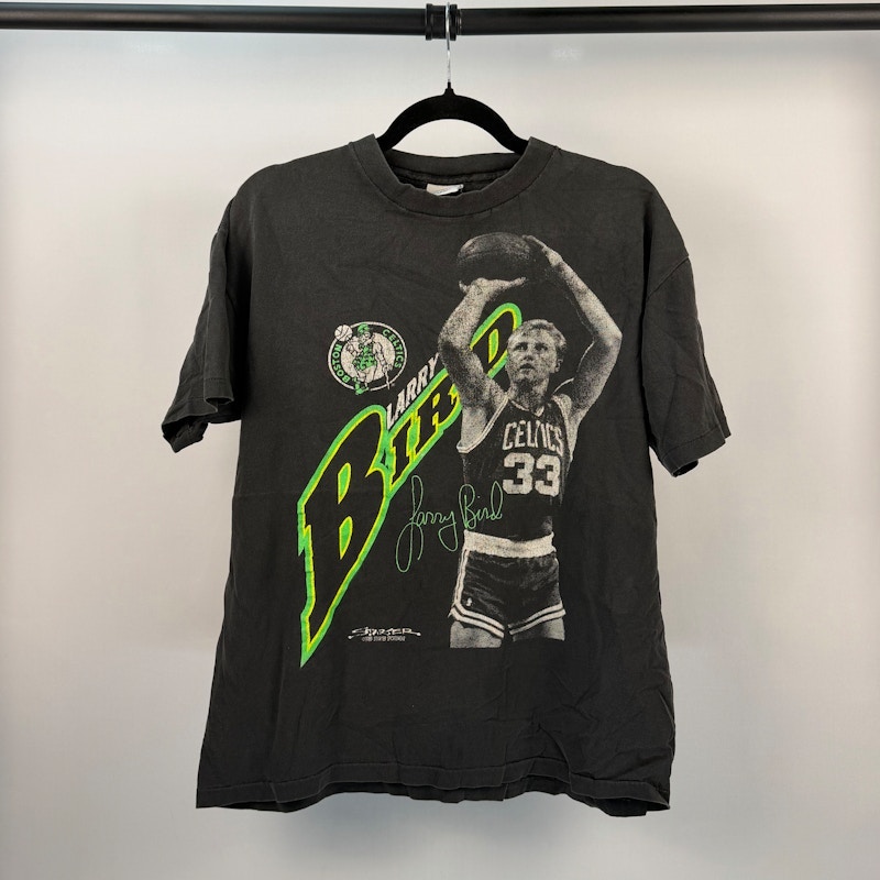 Starter Larry Bird Boston Celtics T-Shirt Black