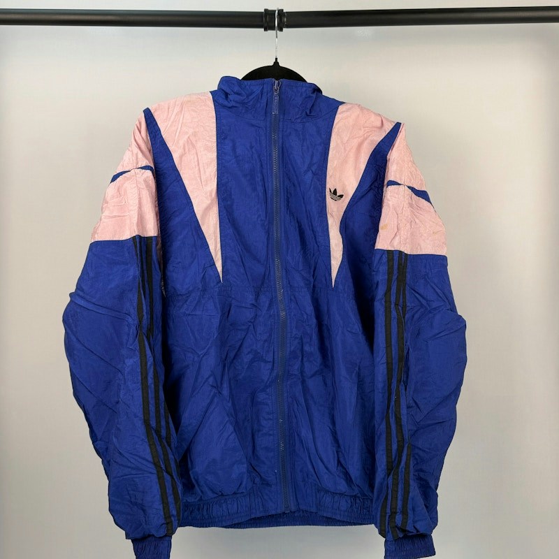 Adidas Track Jacket Blue Pink