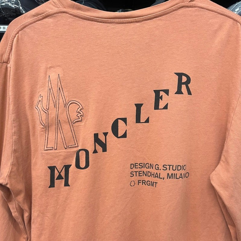 Moncler Genius x FRGMT Long Sleeve T-Shirt Orange
