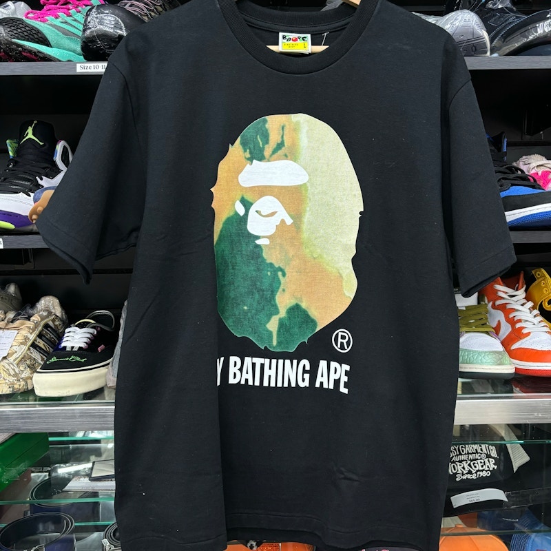 A Bathing Ape APE Head T-Shirt Black