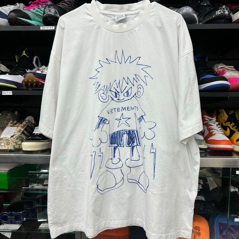 Vetements Drawing T-Shirt White