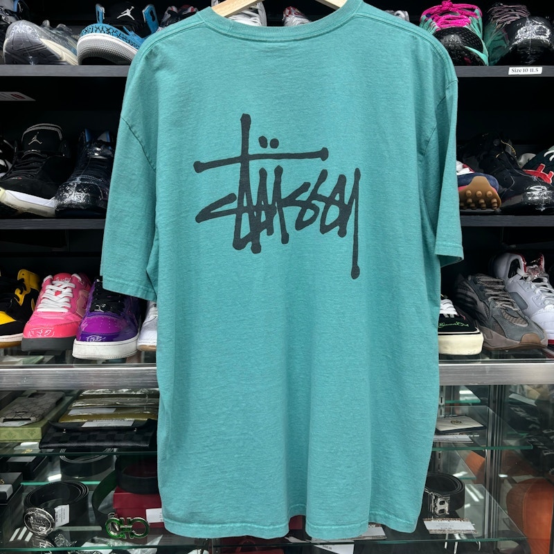 Stüssy Logo T-Shirt Teal