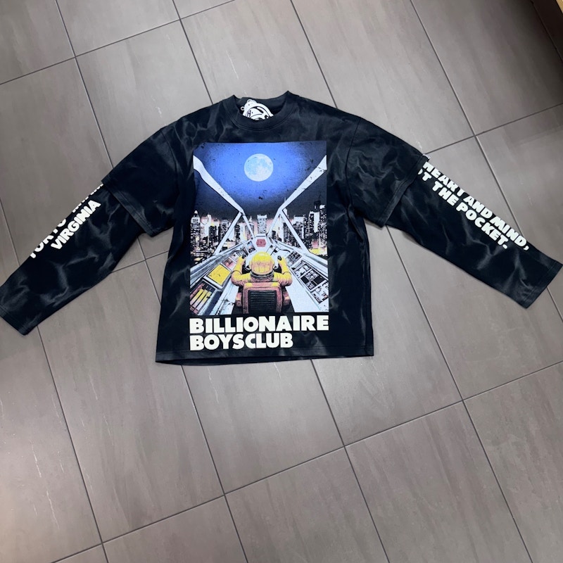 Billionaire Boys Club Graphic Long Sleeve T-Shirt Black