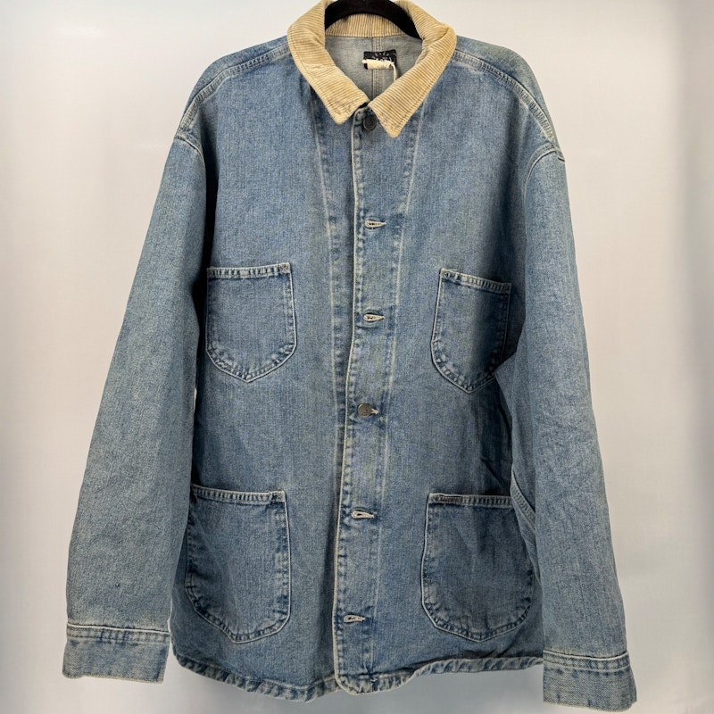 Vintage Denim Chore Jacket Blue