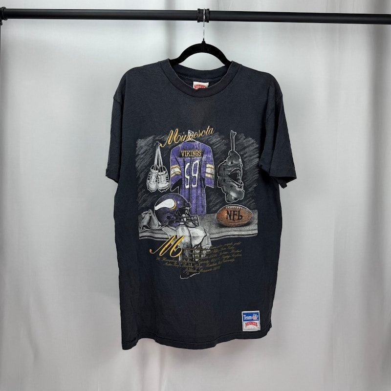 90s Nutmeg Minnesota Vikings Locker Room T-Shirt