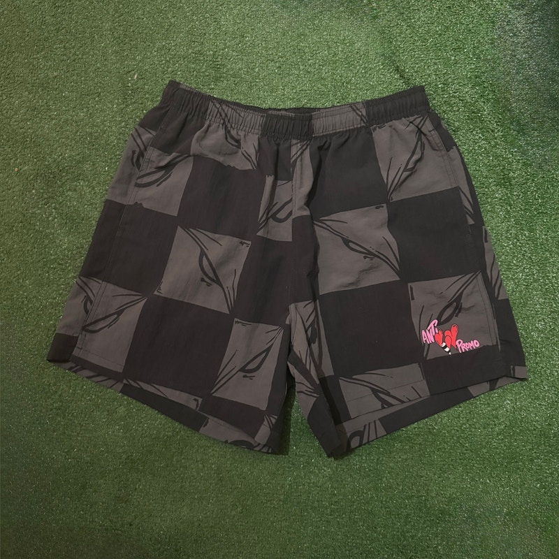 Anti Promo Nylon Shorts Black