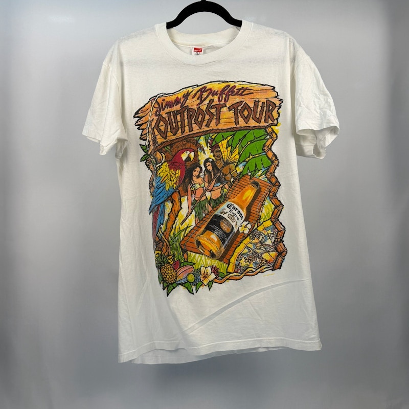 Jimmy Buffett Outpost Tour T-Shirt White