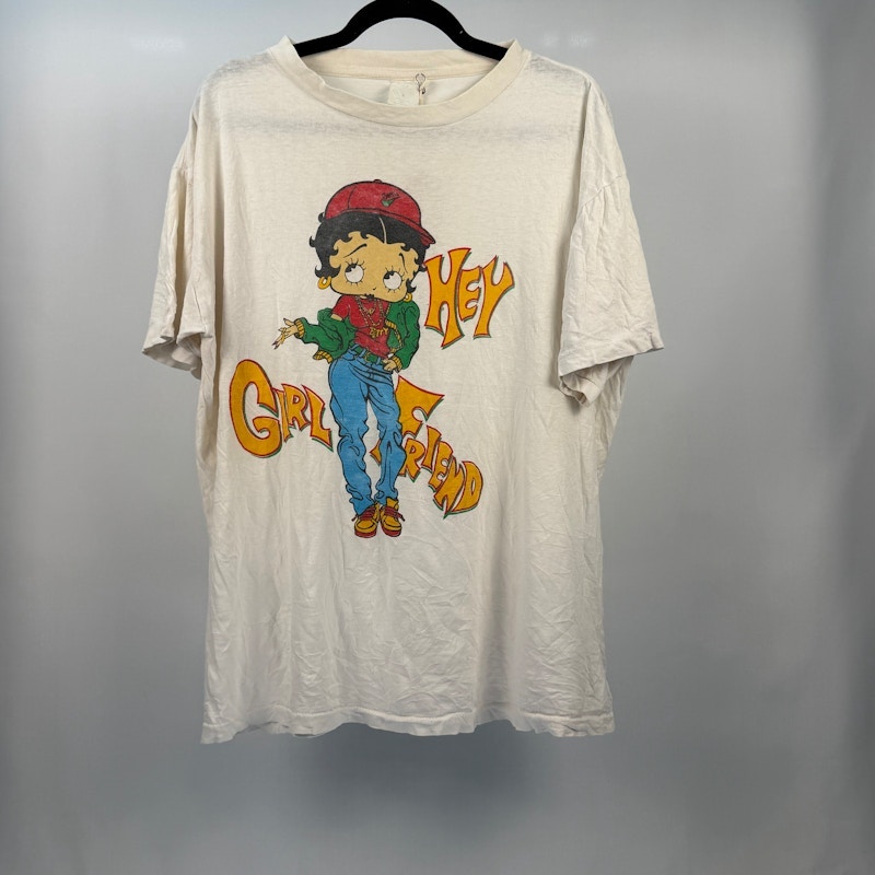 Betty Boop Hey Girlfriend T-Shirt White