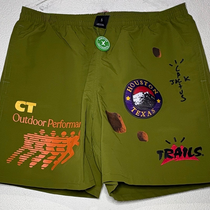 Cactus Jack Trails Outdoor Performance Shorts Olive