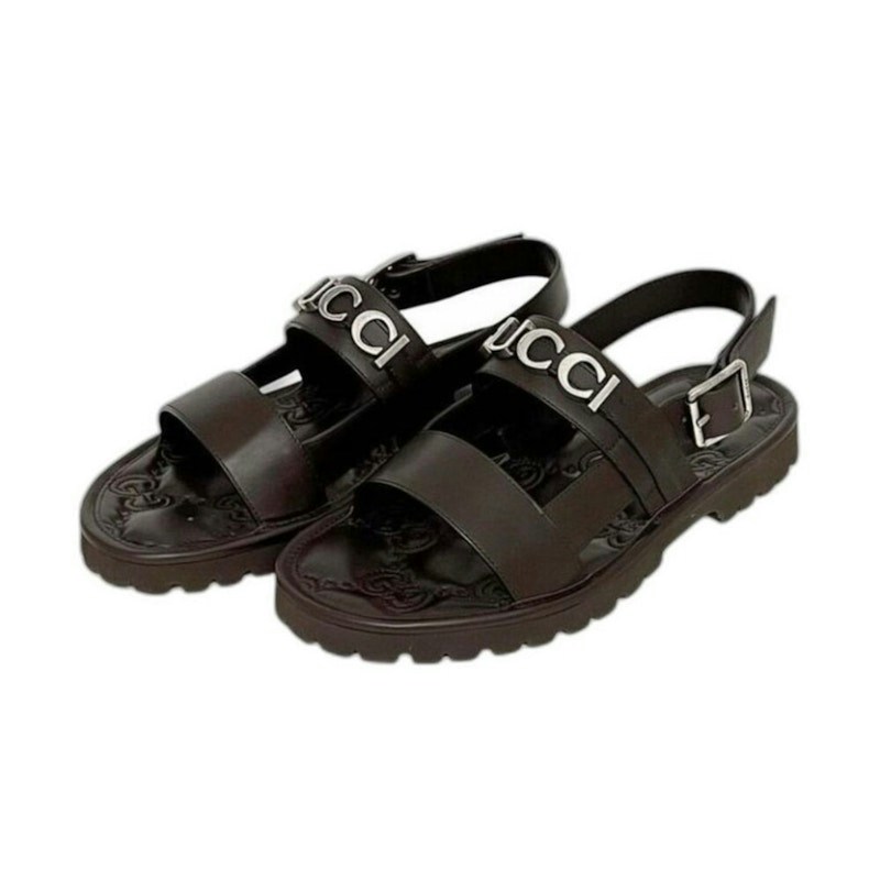 Gucci Sandal Quebec Calf Cocoa