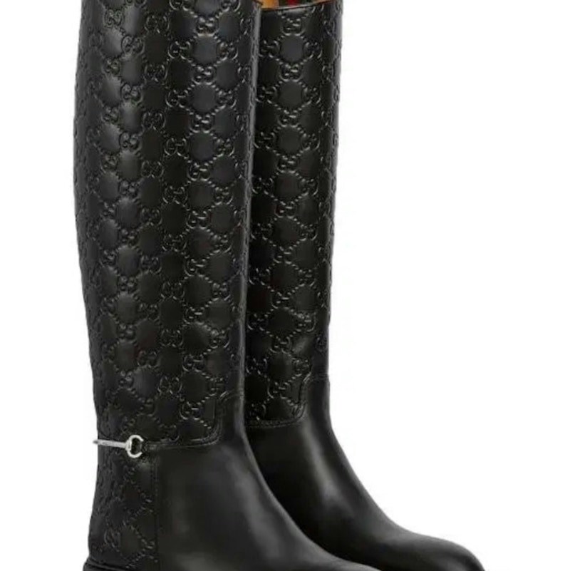 Gucci Slim Horsebit Boot Black (Women's)