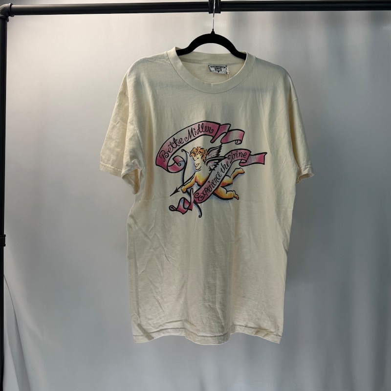 Lee Bette Midler Experience the Divine T-Shirt Off White