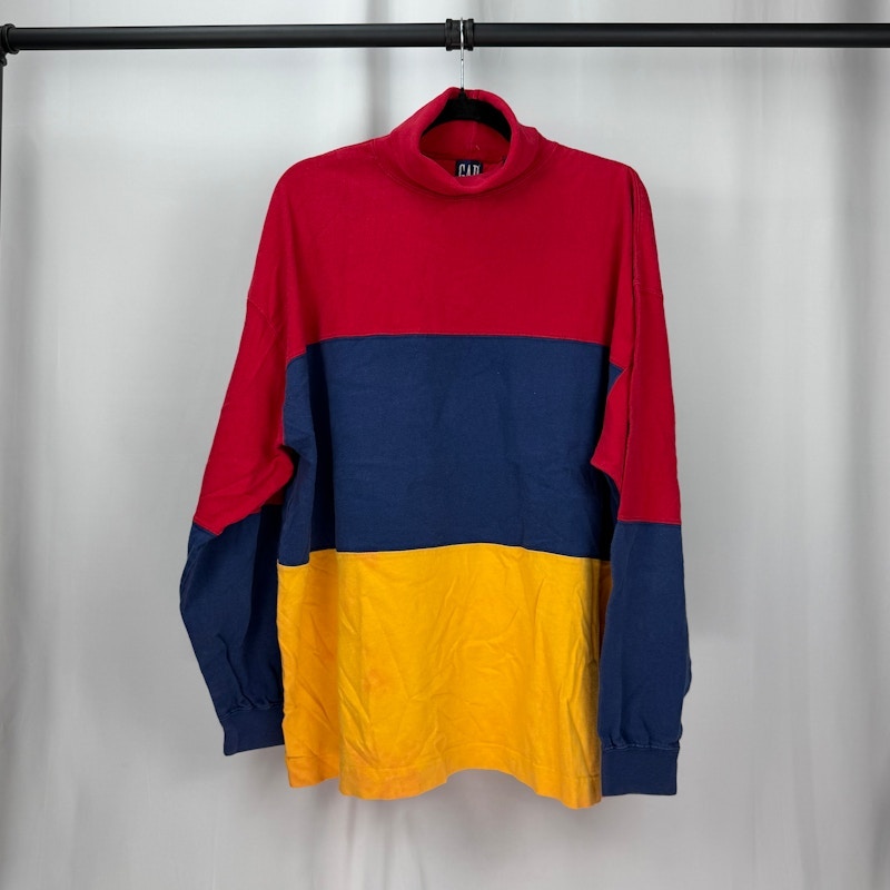 90s Gap Colorblock Turtleneck