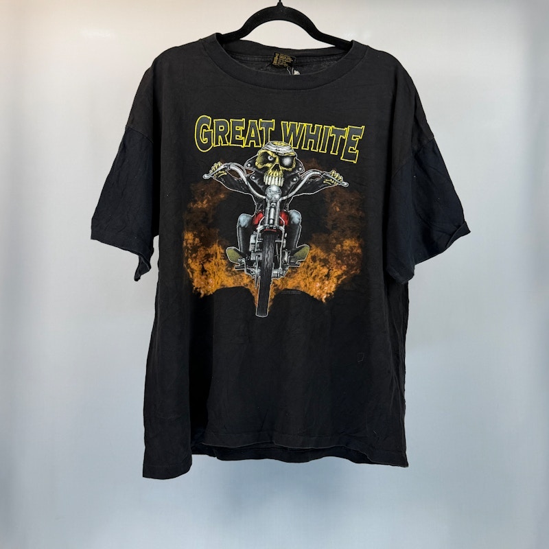 Great White Road Doggin Tour T-Shirt Black