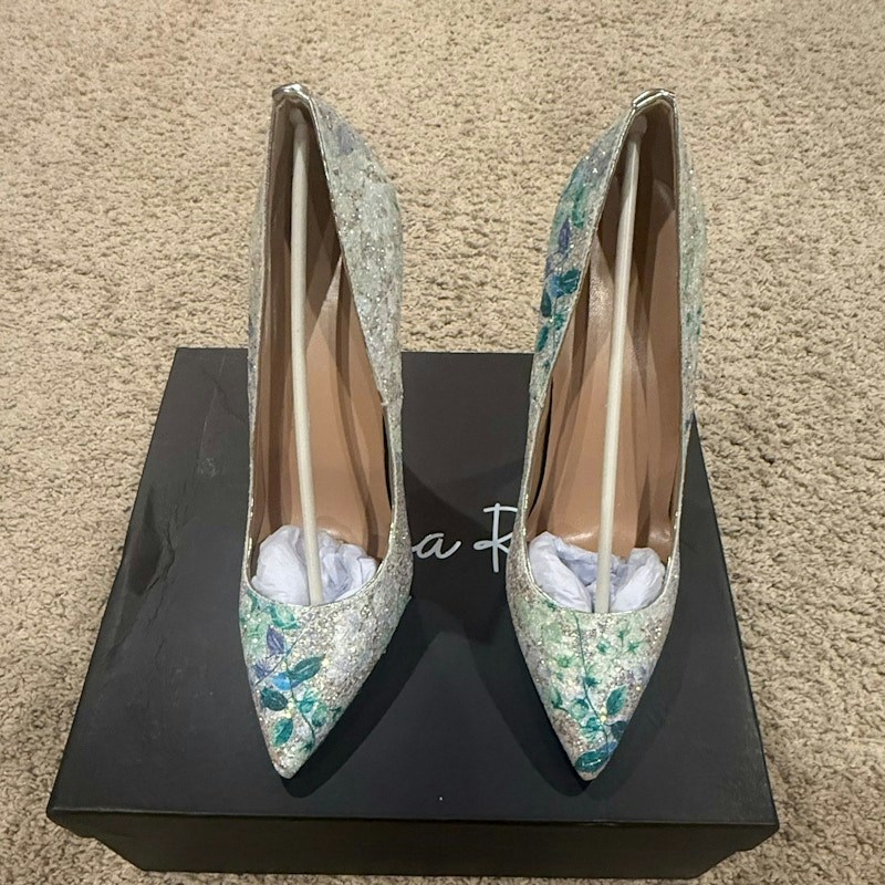Sienna Rossi Le Jardin Oriental Sequin Pumps