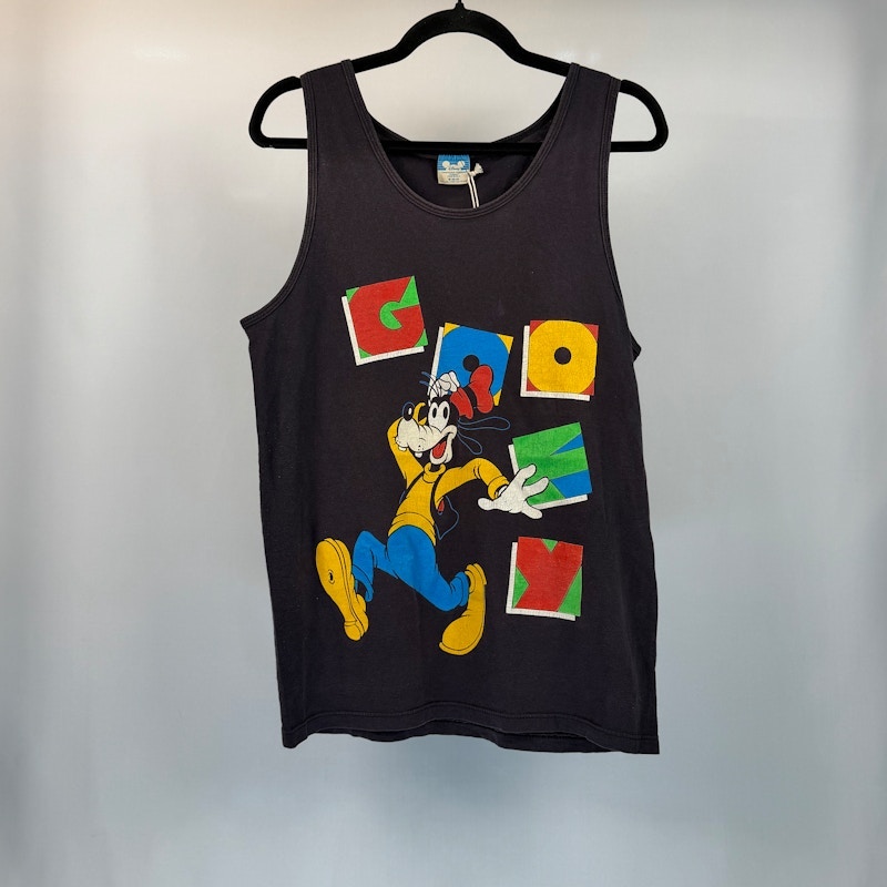 Disney Goofy Tank Top Black